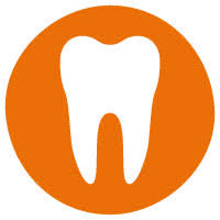 ballina dentist brite smilez icon orange tooth